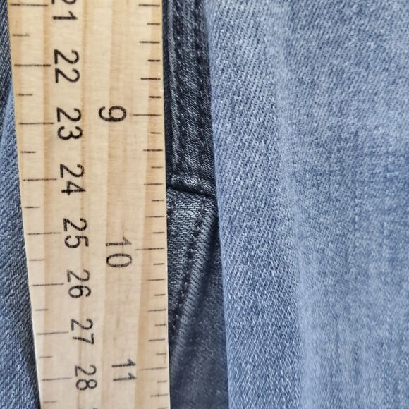 J.Jill Jeans Womens Size 16 Gray Boyfriend Straight Leg Ankle Stretch Denim - Picture 8 of 14